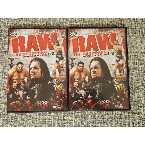 WWE RAW The Beginning DVD 4 Discs Set WWF Preowned Untested Wrestling Undertaker - Picture 3 of 6